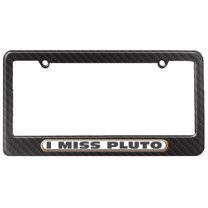 I Miss Pluto - Planets Astronomy Funny License Plate Frame