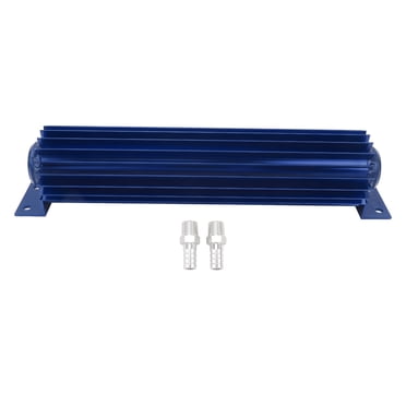 12 Inch Transmission Oil Cooler - Dual Channel Aluminum Cooler With 1/4in NPT Fittings