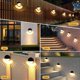 thumbnail image 4 of Solar Outdoor Wall Lights, 4 Pack Solar Lamp Outdoor Garden, Warm White Outdoor Led Wall Light, IP65 Waterproof Decorative Wall Lighting Light for Gar, 4 of 5