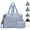 Blue-Large, variant on Medium Khaki Checkerboard Duffel Bag Travel Weekender Overnight Carry On Gym Bag