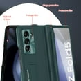 thumbnail image 5 of ELEHOLD for Samsung Z Fold 6 Case,All-Inclusive Luxury PU Leather Kickstand Hinge Protection Full Body Screen Protector Fashion Shockproof Case with S Pen & Pen Holder for Samsung Z Fold 6,Green, 5 of 8