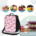 thumbnail image 4 of Valentine Lunch Bag Insulated Thermal Box with Shoulder Strap & Handle for Work and Picnic, 4 of 6