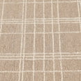thumbnail image 3 of Better Homes & Gardens Beige Plaid Wool Indoor Runner Rug, 2'6"x7', 3 of 8