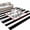 Brown, variant on Large Area Rugs 9'x12', Black White Striped Carpet Runner Indoor Outdoor Rugs Home Decor Aesthetic, Baseball Stripes Farmhouse Art Non Slip Mats Washable Accent Rug for Living Room Bedroom