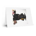 thumbnail image 2 of DistinctInk Greeting Card / Note Card - Black Russian Terrier Puppy Graduation - PACK of 1, 2 of 7