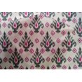 thumbnail image 4 of oneOone Cotton Silk Fabric Diamond & Swirl Ikat Printed Craft Fabric BTY 42 Inch Wide, 4 of 4