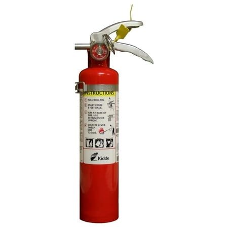 Kidde Pro Plus Multi-Purpose Dry Chemical Fire Extinguisher-ABC Type, 2.5 lb Cap. Wt.