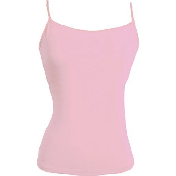 Stretch Cotton Camisole with Shelf Bra Junior Plus