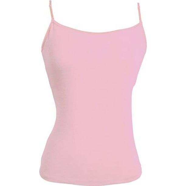 Stretch Cotton Camisole with Shelf Bra Junior Plus