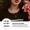 thumbnail image 4 of 12 colgantes de piedras de nacimiento de 12 colores para hacer tú mismo, accesorios de joyería., 4 of 6
