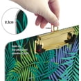 thumbnail image 4 of FMSHPON Tropical Palm Leaf Summer Clipboard Hardboard Wood Nursing Clip Board and Pull for Standard A4 Letter 13x9 inches, 4 of 8