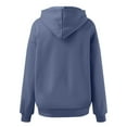 thumbnail image 5 of Fgnfyis Women's Oversized Hoodie Pullover Hooded Sweatshirts Comfy Casual Loose Winter Blue XXL, 5 of 5