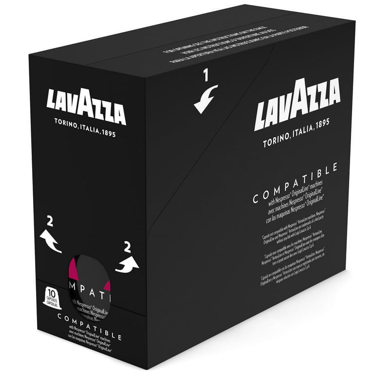 Lavazza Nespresso Compatible Capsules, Deciso Espresso Dark Roast Coffee  (Pack of 60)