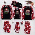 thumbnail image 5 of Penkiiy Family Christmas Pajamas Matching Sets 2024 Cute Couples Pjs Long Sleeve Holiday Jammies Xmas Loungewear Sleevewear 3XL Red, 5 of 6