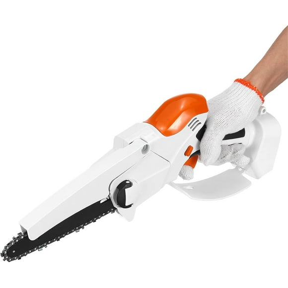 FYBTO 6 inch Cordless Chain Saw, Mini Electric Rechargeable Chainsaw, Battery Powered Pruning Saw, Garden Power Tool Compatible for 18V Makita Battery (Batteries Not Included)-0719