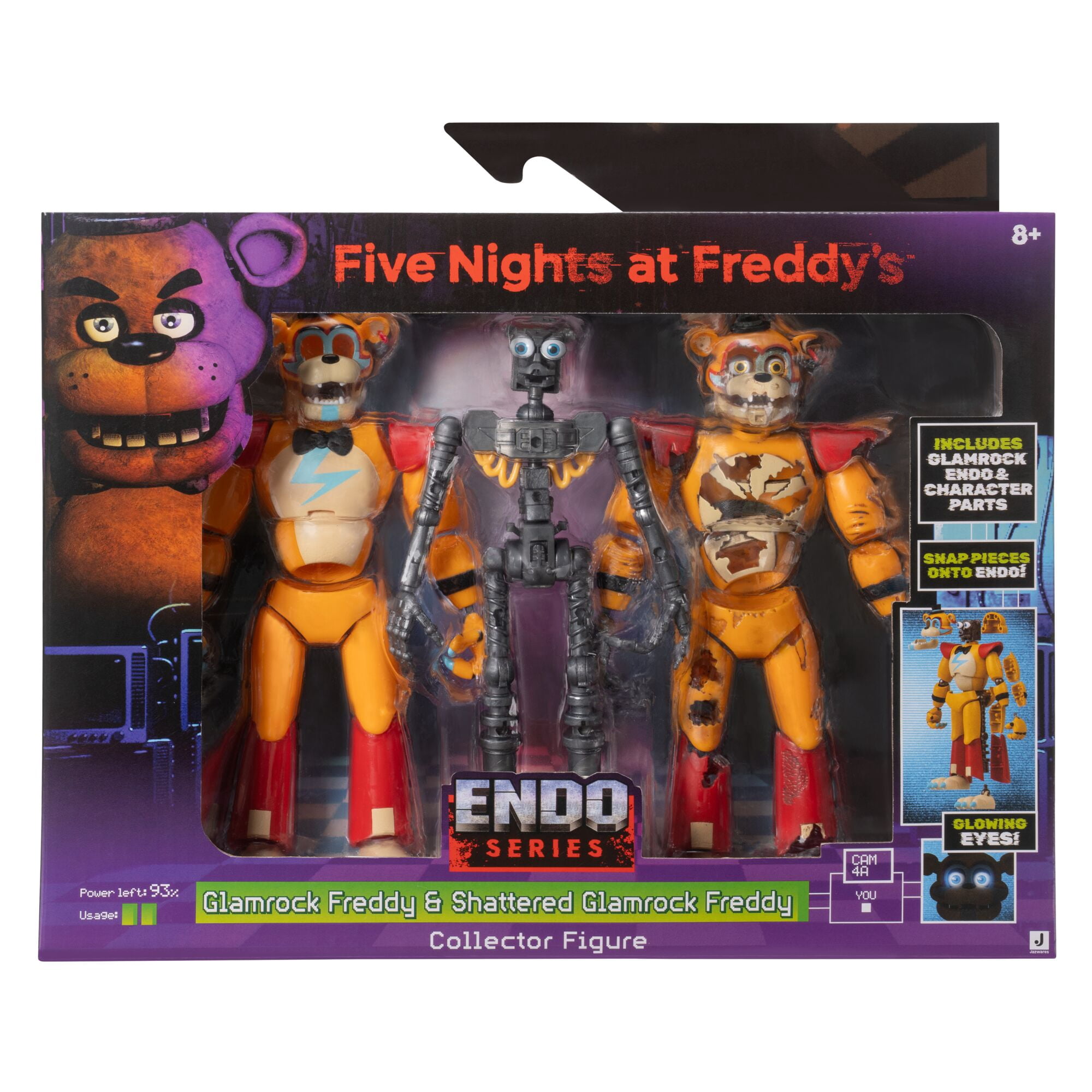 Five Nights At Freddy's 6 inch Endo-Series Collectors Figure - Glamrock Endo with Glamrock Freddy Parts