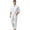 White, variant on Fgnfyis Men's New Spring and Summermen's Linen Long Sleeved Pants Men's Casual Loose Suit Suits for Men White L