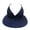 Navy Blue, variant on SPRING PARK Summer Women's Sun Visor Sun Hat Anti-ultraviolet Elastic Hollow Top Hat for Outdoor