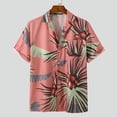 thumbnail image 3 of INCERUN Men's Short Sleeve Printed Summer Sets Hawaiian Holiday Beach Suits, 3 of 8