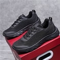 thumbnail image 5 of NOKIO Men's Running Shoes Non-S𝗅ip Walking Sneakers Lightweight Wide Width Workout Shoes 𝖫a𝖼e Up Casual Sports Shoes Breathable Mesh Outdoor Athlet𝗂c Shoes for Back to College, 5 of 7