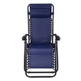 thumbnail image 3 of SEGMART 2-Piece Lounge Chair Outdoor, Folding Zero Gravity Recliners with Adjustable Headrests, Sturdy Camping Chairs with Cup Holder, Capacity of 264lbs for Backyard Porch Beach Pool Porch, Q12268, 3 of 10