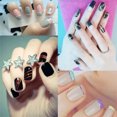 thumbnail image 4 of Ygjytge 30 Colores Glitter Nail Striping Foil Tips Cinta Línea Pegatinas Diy Nail Tips Ygjytge Para estrenar, 4 of 9
