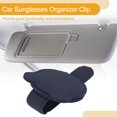 thumbnail image 3 of Clip para gafas de sol en el coche Unique Bargains con soporte magnético universal para parasol de coche ante azul 10x6.1cm 1 Pcs, 3 of 7