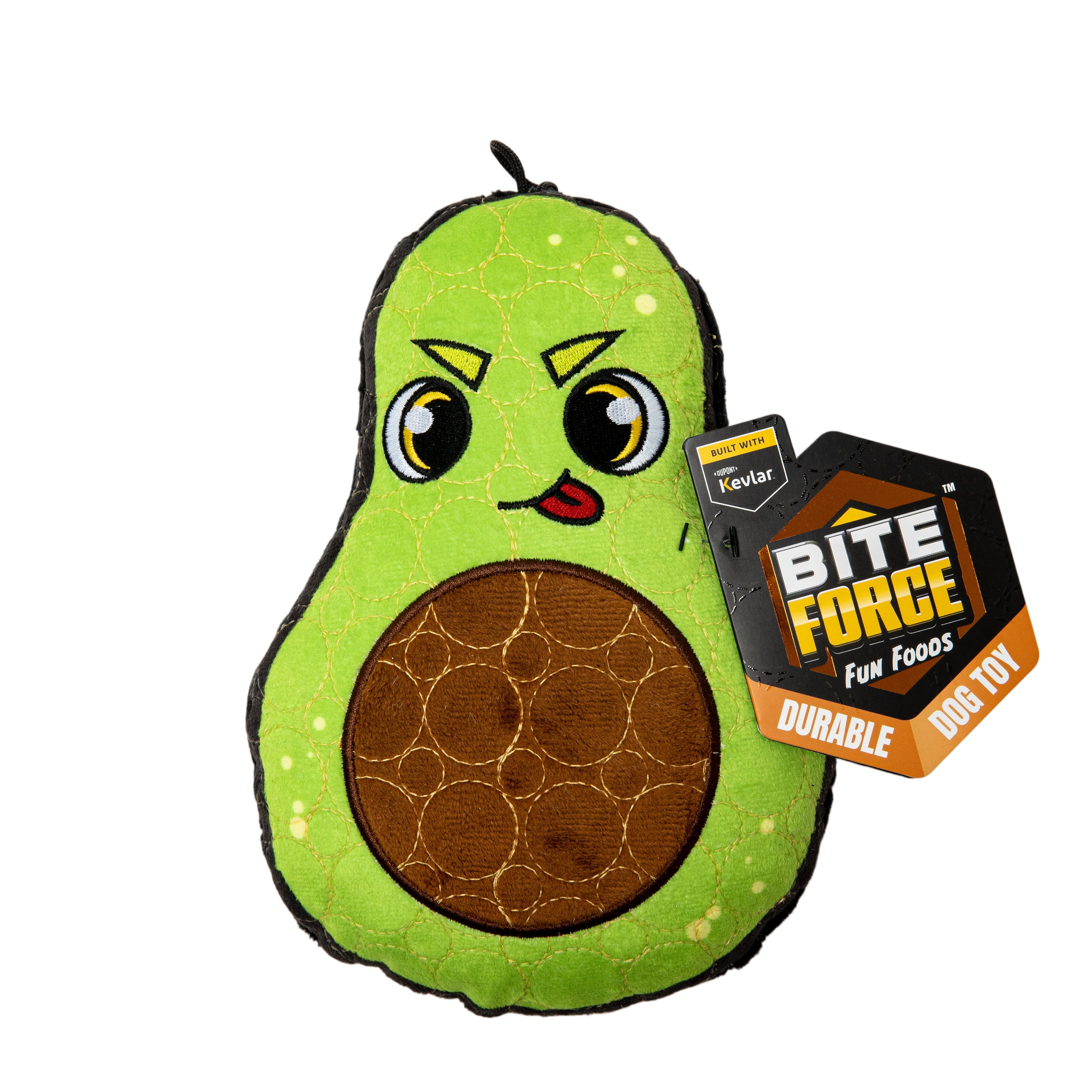 Bite Force Avocado Durable Plush Dog Toy