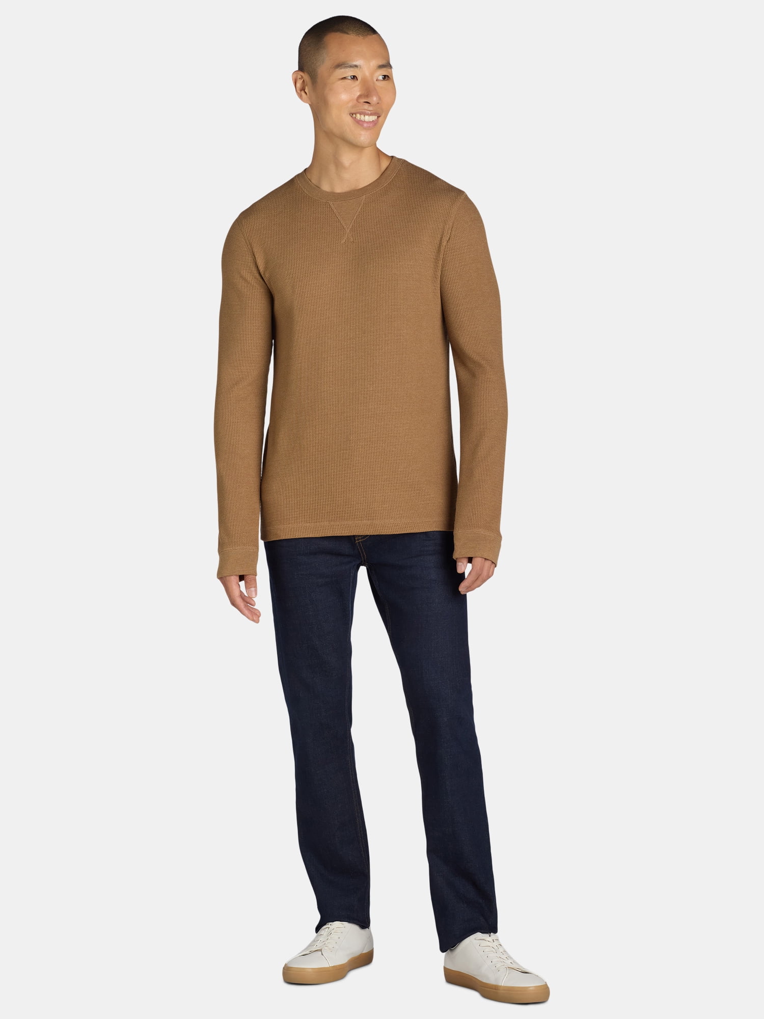 George Men's and Big Men’s Thermal Top with Long Sleeves