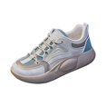 thumbnail image 1 of Zapatos de mujer Transpirable Antideslizante Suela de goma Durable Absorbe el sudor Zapatillas casuales Zapatillas de ocio Zapatillas deportivas para 35 Yinane zapatillas de deporte de mujer caminando, 1 of 8