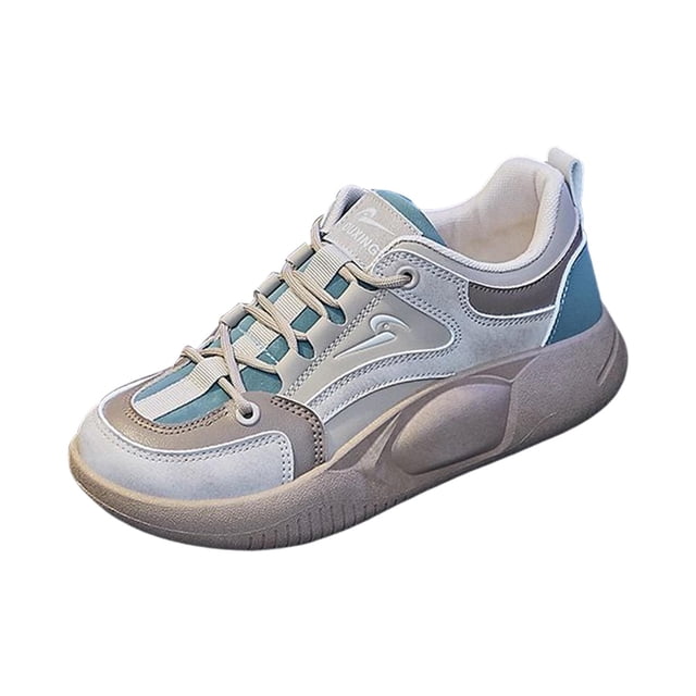 Zapatos de mujer Transpirable Antideslizante Suela de goma Durable Absorbe el sudor Zapatillas casuales Zapatillas de ocio Zapatillas deportivas para 35 Yinane zapatillas de deporte de mujer caminando