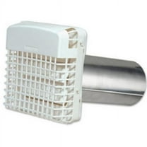 Dundas Jafine PGH4WXZ Dryer Vent with Pest Barricade, White - 4 in.