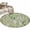 Green, variant on Round Area Rugs Collection 3.3 Ft, Green Leaves Non-Slip Residential Carpet, Elegant Pastoral Summer Botanical Vintage Indoor Crawling Mats Doormat Runner Rugs Play Mat for Bedroom
