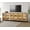 Oak, variant on Modern TV Stand with Glass Doors, Entertainment Center TV Console with Adjustable Shelves, Media Storage Furniture up to 70 Inch TVs, Suitable for Living Room,Brown