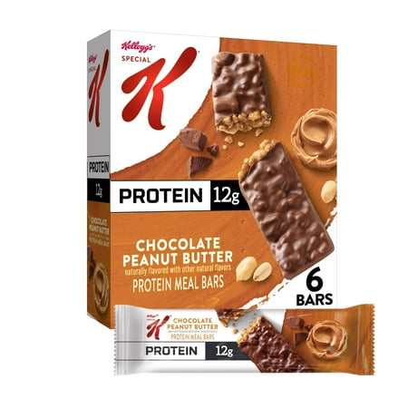 Special K Bar Protein Meal Bars, Chocolate Peanut Butter, 6 Count
