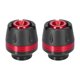 thumbnail image 1 of Par Hueco Motocicleta Horquilla Cuadro Deslizadores Almohadilla Protección Tapas Rojo, 1 of 1