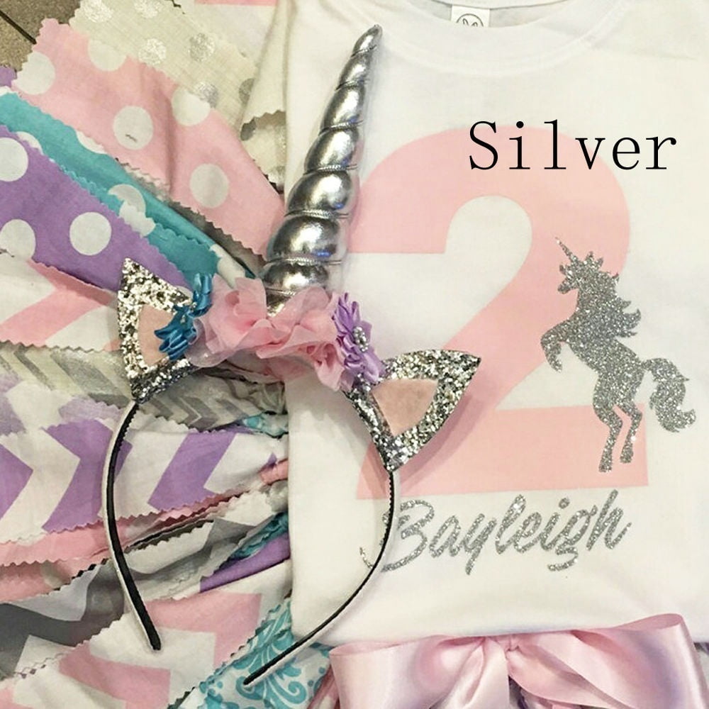 Decorative Unicorn Horn Headband Hair Band Party Fancy Dress Cosplay Costume