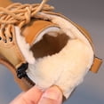 thumbnail image 4 of Nygoyerh Kids Girls Boys Boots Tie-up Non-slip Indoor Outdoor Casual Martin Boots Shoes, 4 of 5