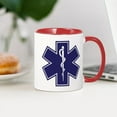 thumbnail image 3 of CafePress - Emergency Medical Service Symbol - 11 oz Ceramic Mug - Novelty Coffee Tea Cup, 3 of 4