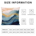 thumbnail image 5 of JEUXUS  Printed Abstract Blush, Blue and Turquoise Color Decorative Throw Pillow Covers Only, Soft Accent Cushion Cases, 5 of 5