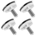 thumbnail image 1 of Leak Prevention Kitchen Sink Hole Cover For Kitchen Use Silver ABS 4Pcs, 1 of 4