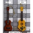 thumbnail image 2 of Tropical Design Ukulele Music Instrument Replica Christmas Ornament, Size 5 inch, 2 of 6