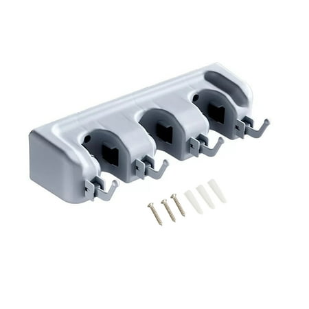 

Hi.FANCY Plastic Rack Hook Mounted Brush Broom Housekeeper Kitchen Cleaning Tool Hanging Place 3 4 Hook