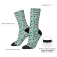 thumbnail image 4 of Cauagu winter ski Dachshund Print Crew Socks for Women and Men,Adult Athletic Running Socks 1-Pair Sports Socks Work Gear Socks with Moisture Wicking, 4 of 6
