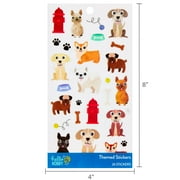 Hello Hobby Multicolor Dogs Themed Stickers, Dog Icons, 26 Count