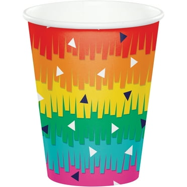 Creative Converting Multi-color Paper Party Supply Sets, (24 Pieces) 9"