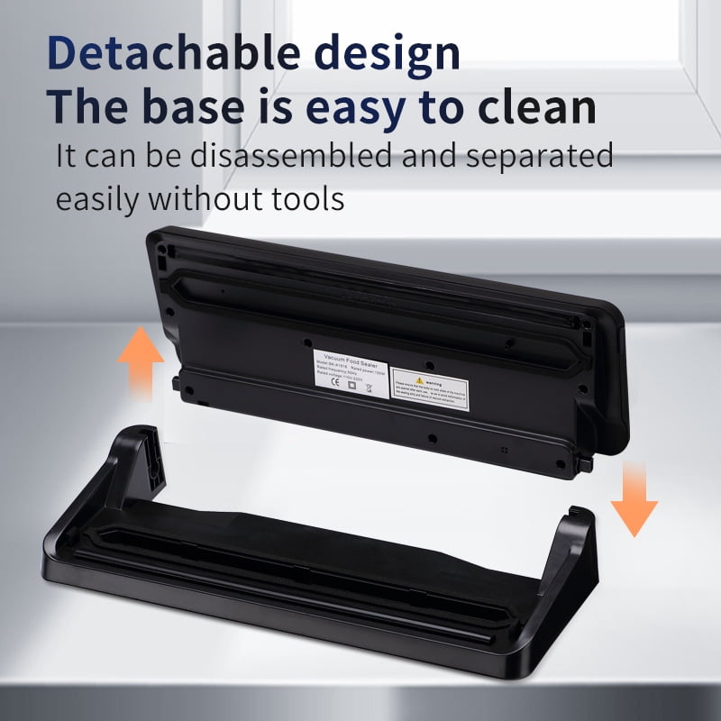 Vacuum Sealer, Handle Lock Design,  Multifunctional Commercial and Home Vacuum Food Sealer Vacuum Sealers with Built-In Roll Storage