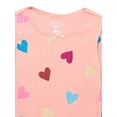 thumbnail image 2 of 365 Kids from Garanimals Girls Print Rib T-Shirt, Sizes 4-10, 2 of 3