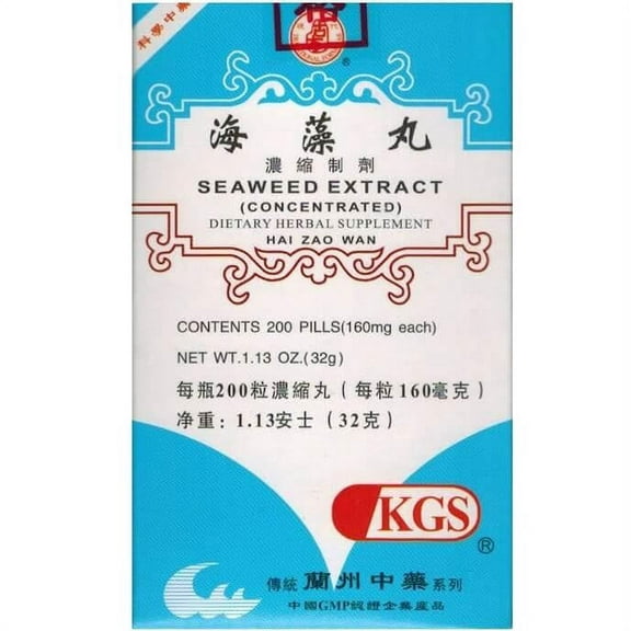 Seaweed Extract, Hai Zao Wan (200 Pills)