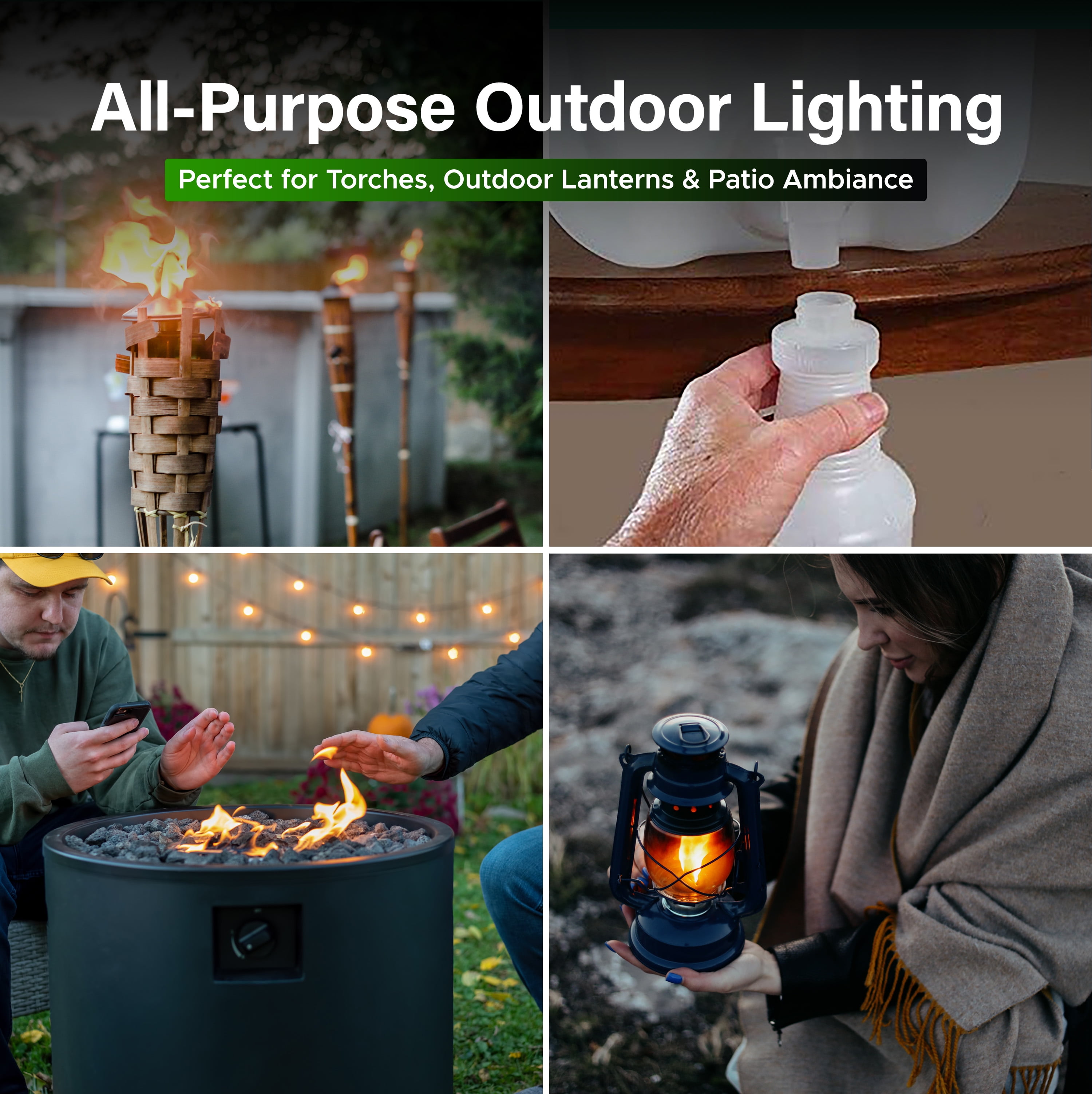 Firefly Fuel Eucalyptus Clean Fuel Lamp Oil, Smokeless & Virtually Odorless, Longer Burning, 5 Gallons